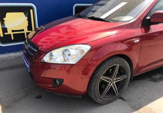После Покраска бампера KIA