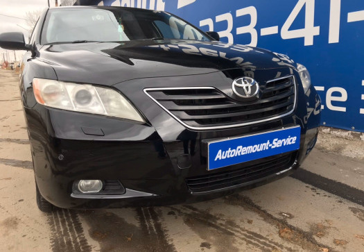 После Покраска бампера camry