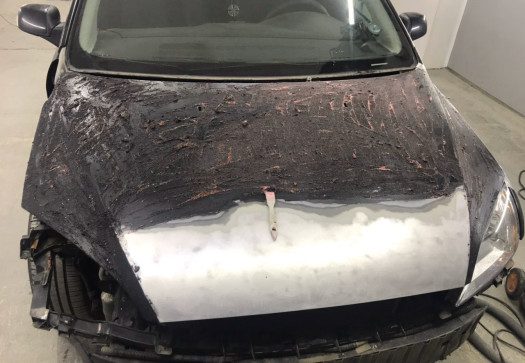ДО Покраска капота Ford Focus 2