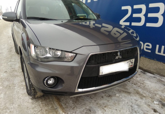 После Ремонт бампера mitsubishi outlander