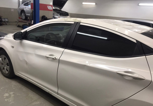 ДО Кузовной ремонт перевертыша Hyundai Elantra