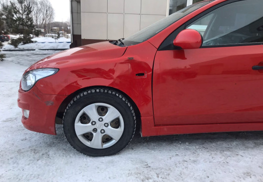 ДО Ремонт скрытых повреждений панели Hyundai