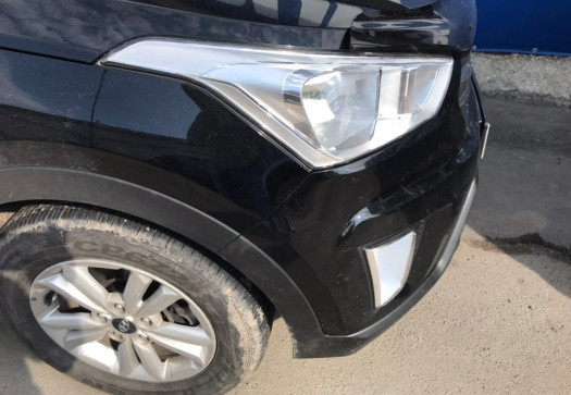 После Ремонт бампера KIA