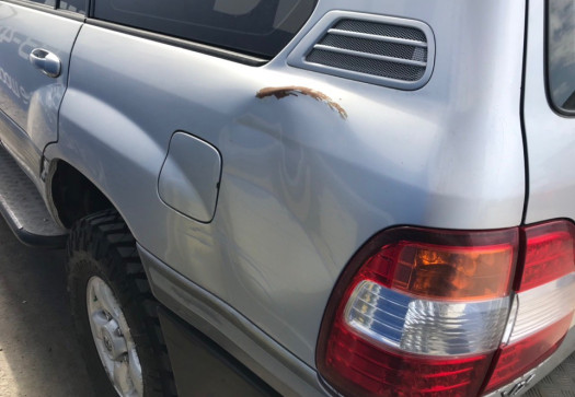 ДО Toyota Land Cruiser ремонт крыльев