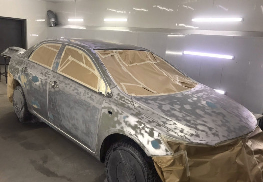 ДО Полная покраска кузова Toyota Corolla