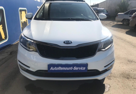 После Ремонт панели KIA RIO