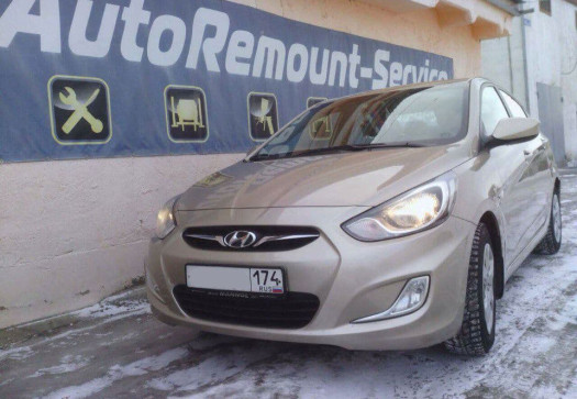 После Hyundai solaris